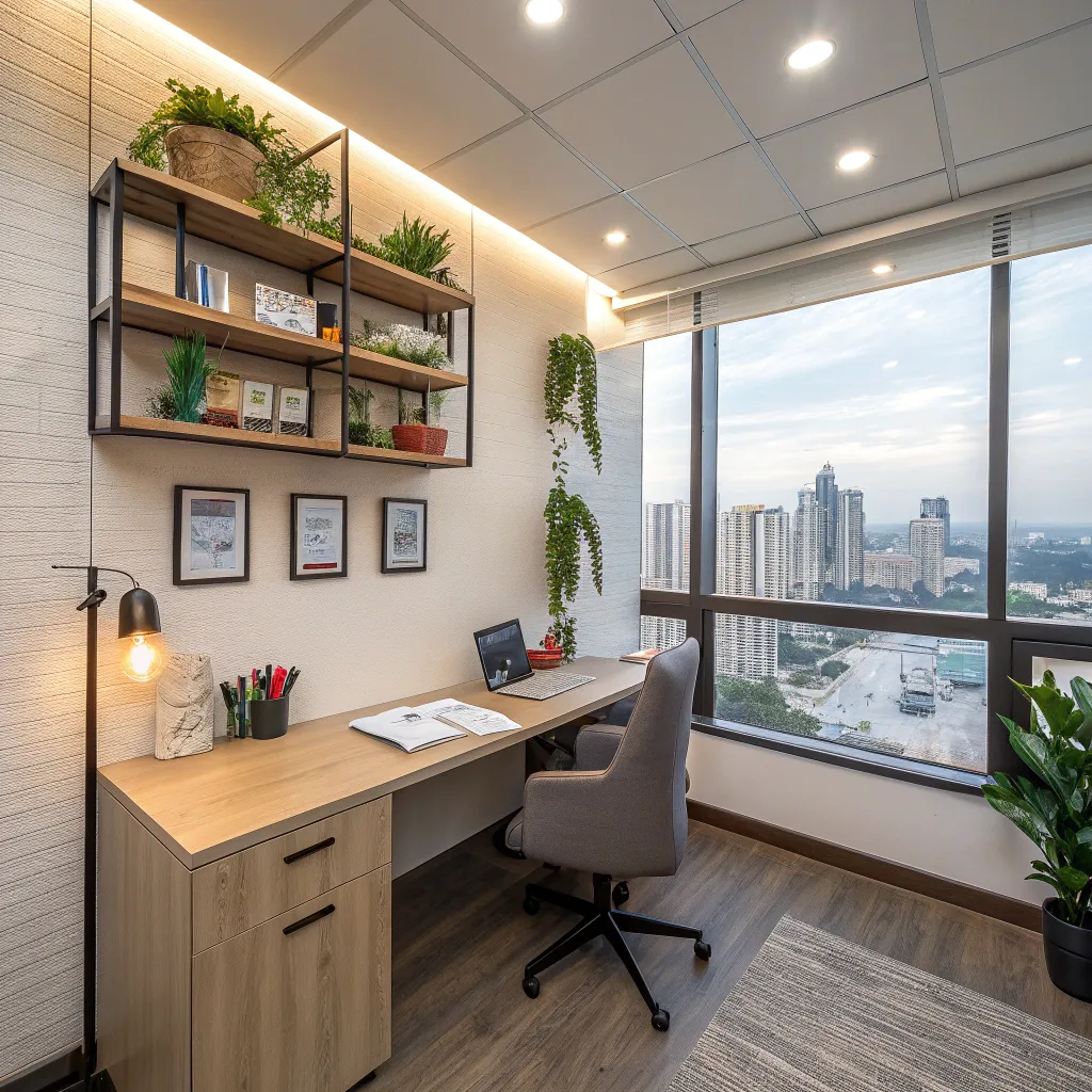 Private office in a coworking environment
