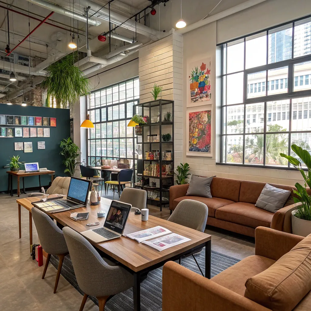 Coworking space interior